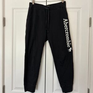 Abercrombie & Fitch black jogger Sweatpants size large